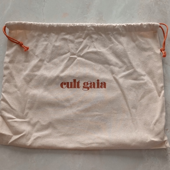 NWT CULT GAIA Mirai Allover Crystal Chain Shoulder Bag Champagne - Picture 13 of 14